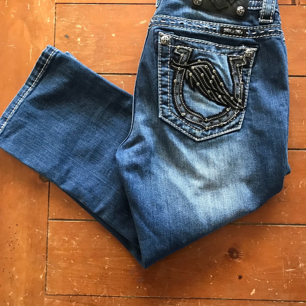 Miss Me denim capris